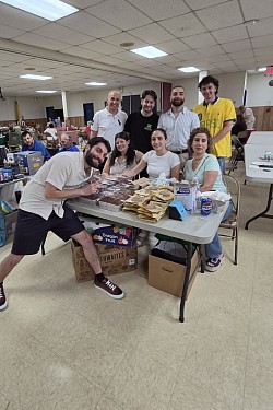 A family affair at the Flea Market. Great group!